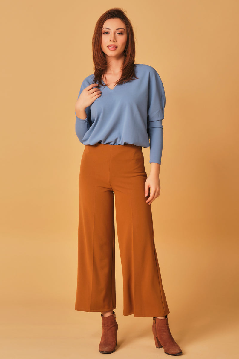 Large Wide Camel Pants