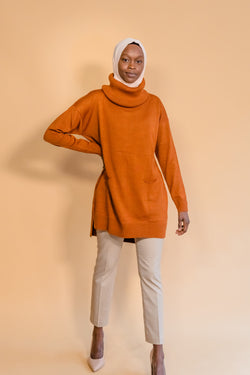 Rusty Turtleneck Sweater