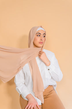 Premium Chiffon - Sand