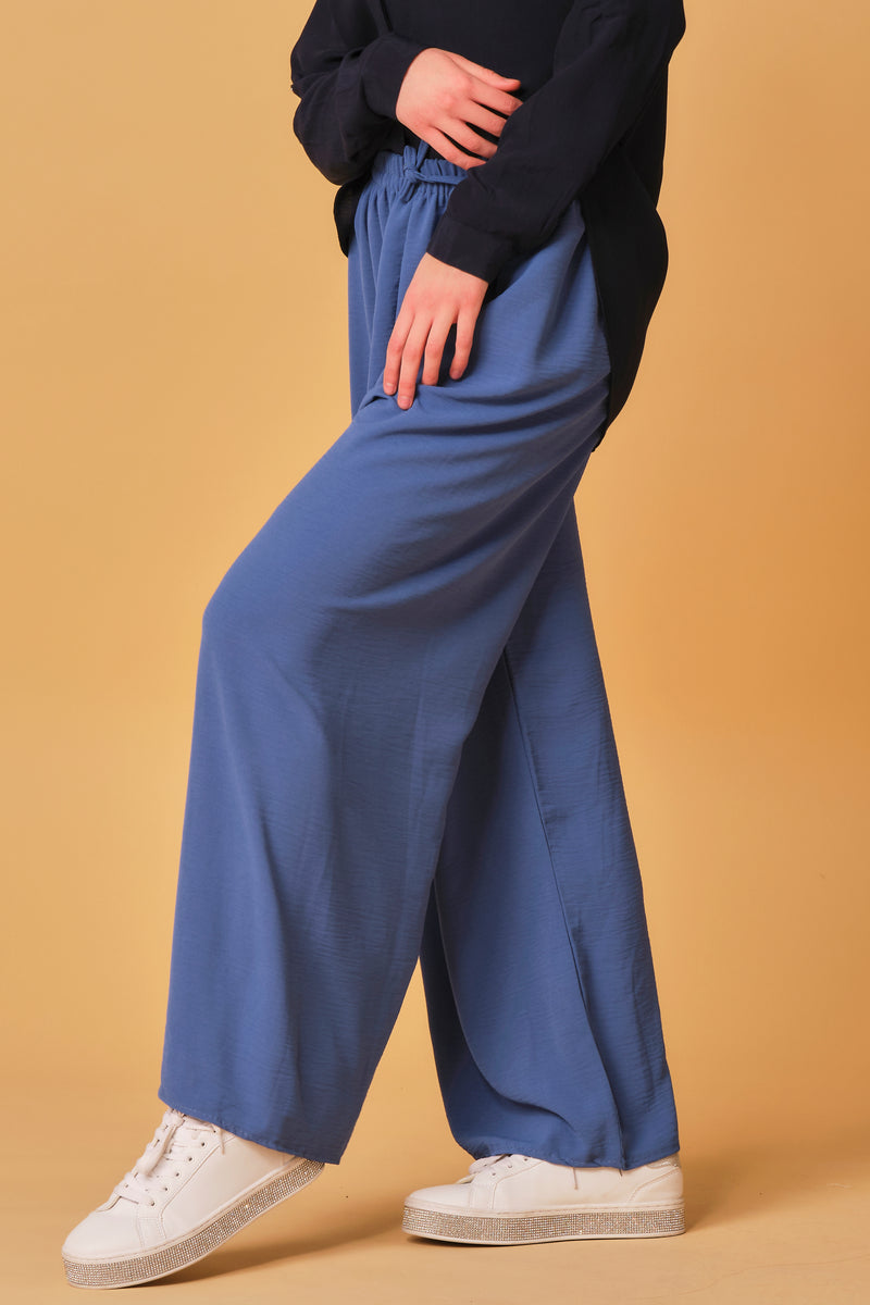 Large Wide Blue Pants