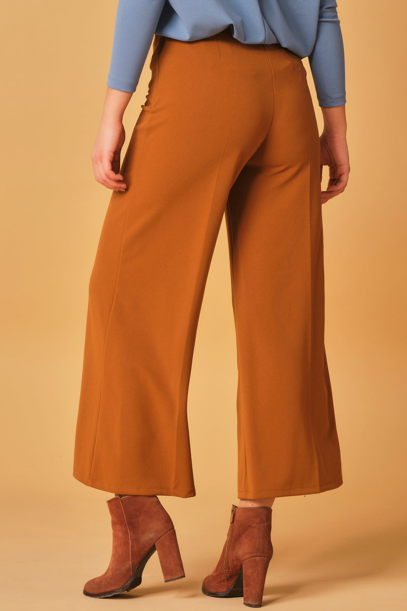 Large Wide Camel Pants