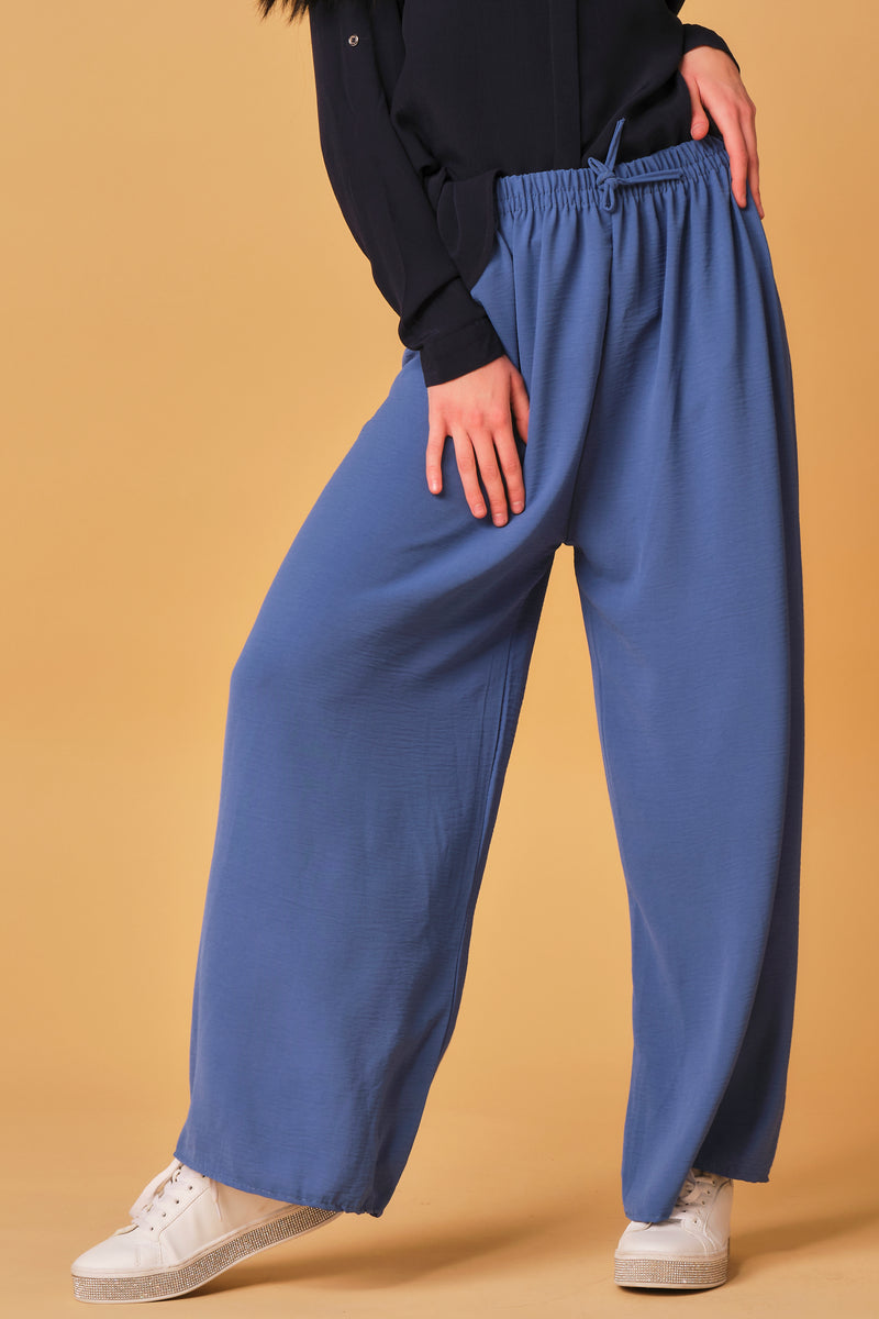 Large Wide Blue Pants