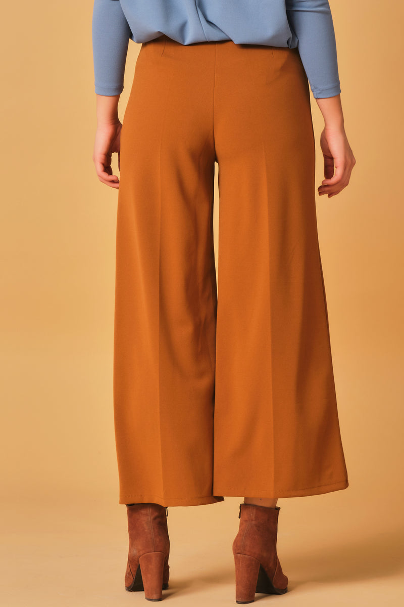 Large Wide Camel Pants