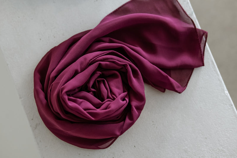 Premium Chiffon - Plum