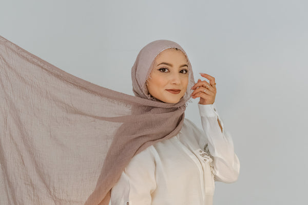 Clay Cotton Hijab