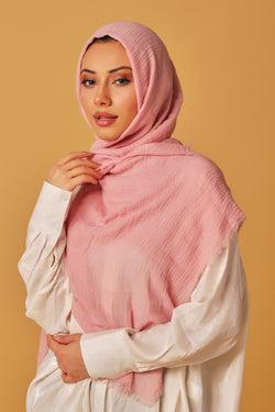 Pinky Cotton Hijab