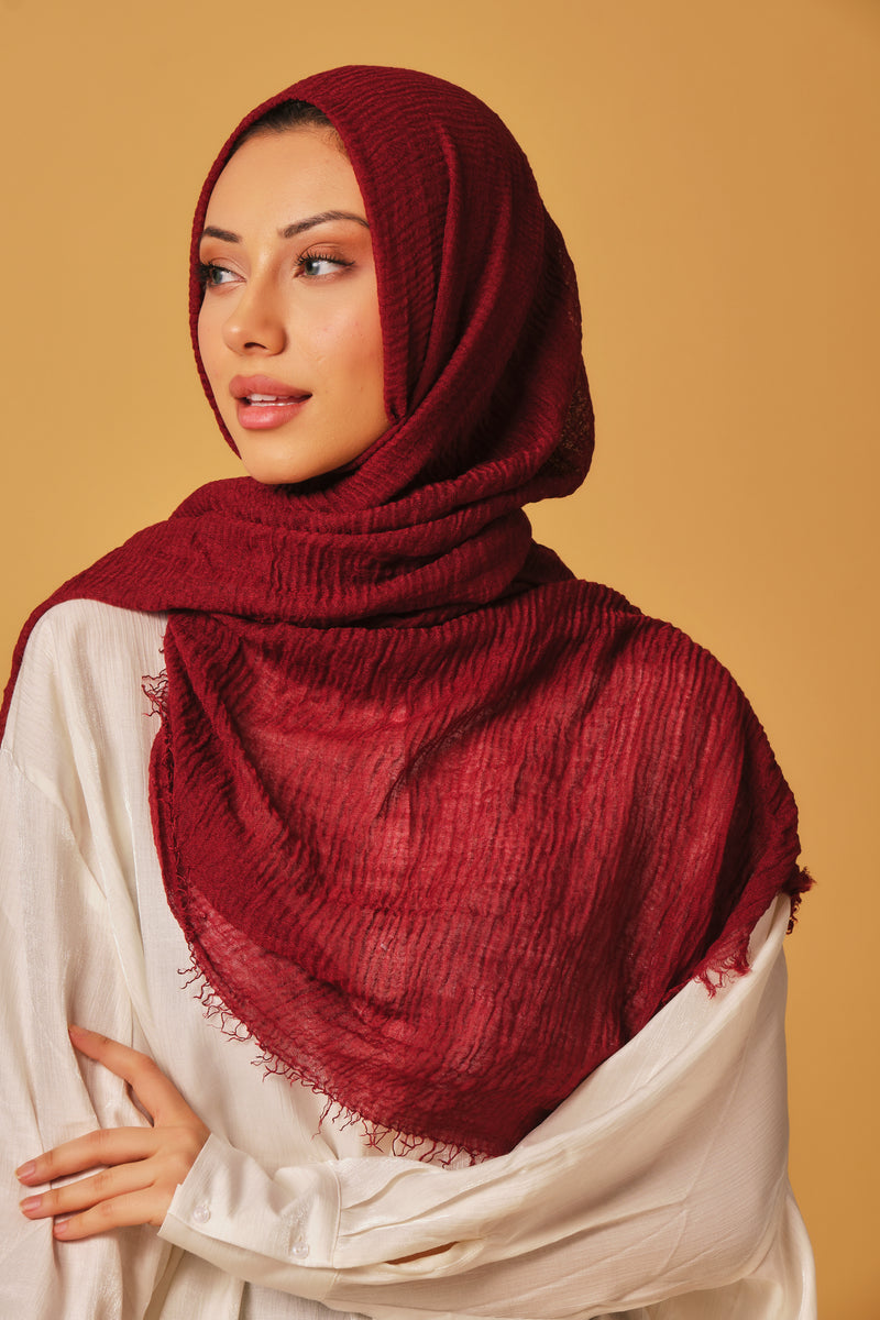 Bordeaux Cotton Hijab