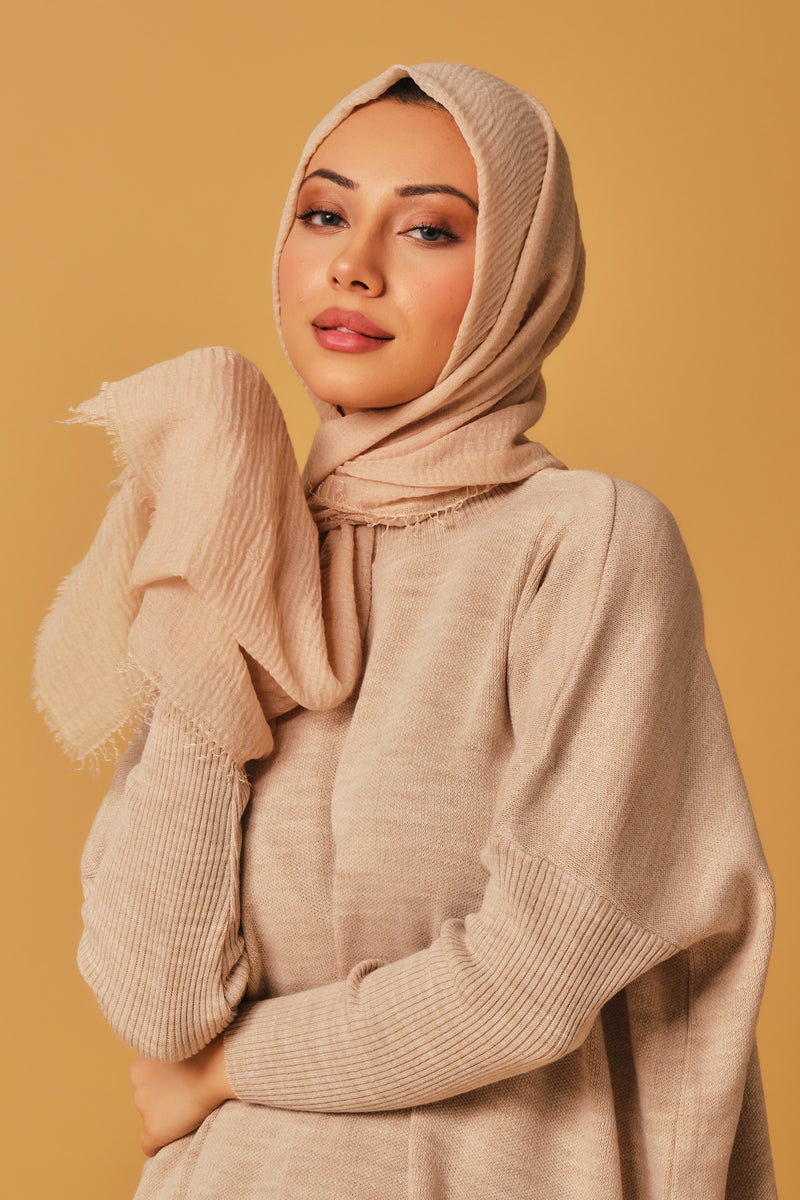 Nude Cotton Hijab