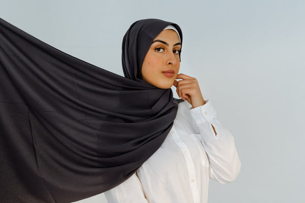 Premium Silk of Medina-Charcoal