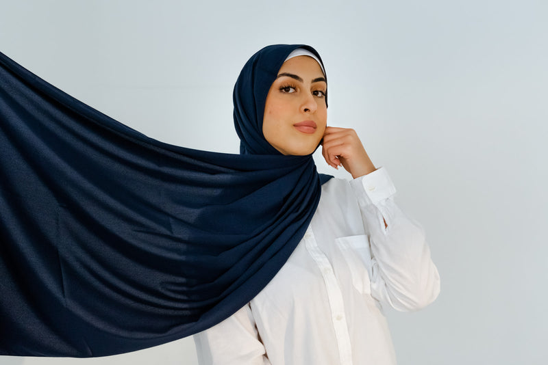 Premium Silk of Medina- Navy