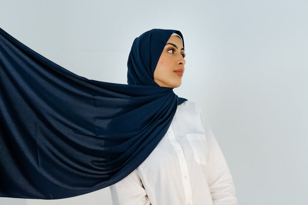 Premium Silk of Medina- Navy