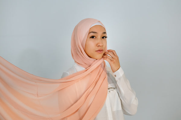 Premium Chiffon - Peach